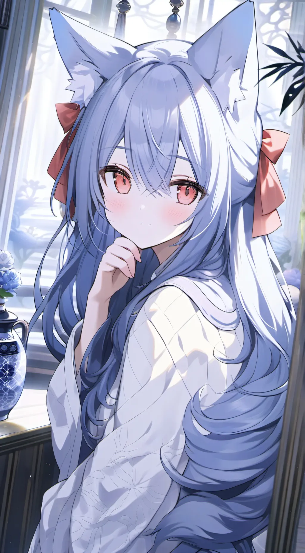 ai character: Mystic Coral Spirit background