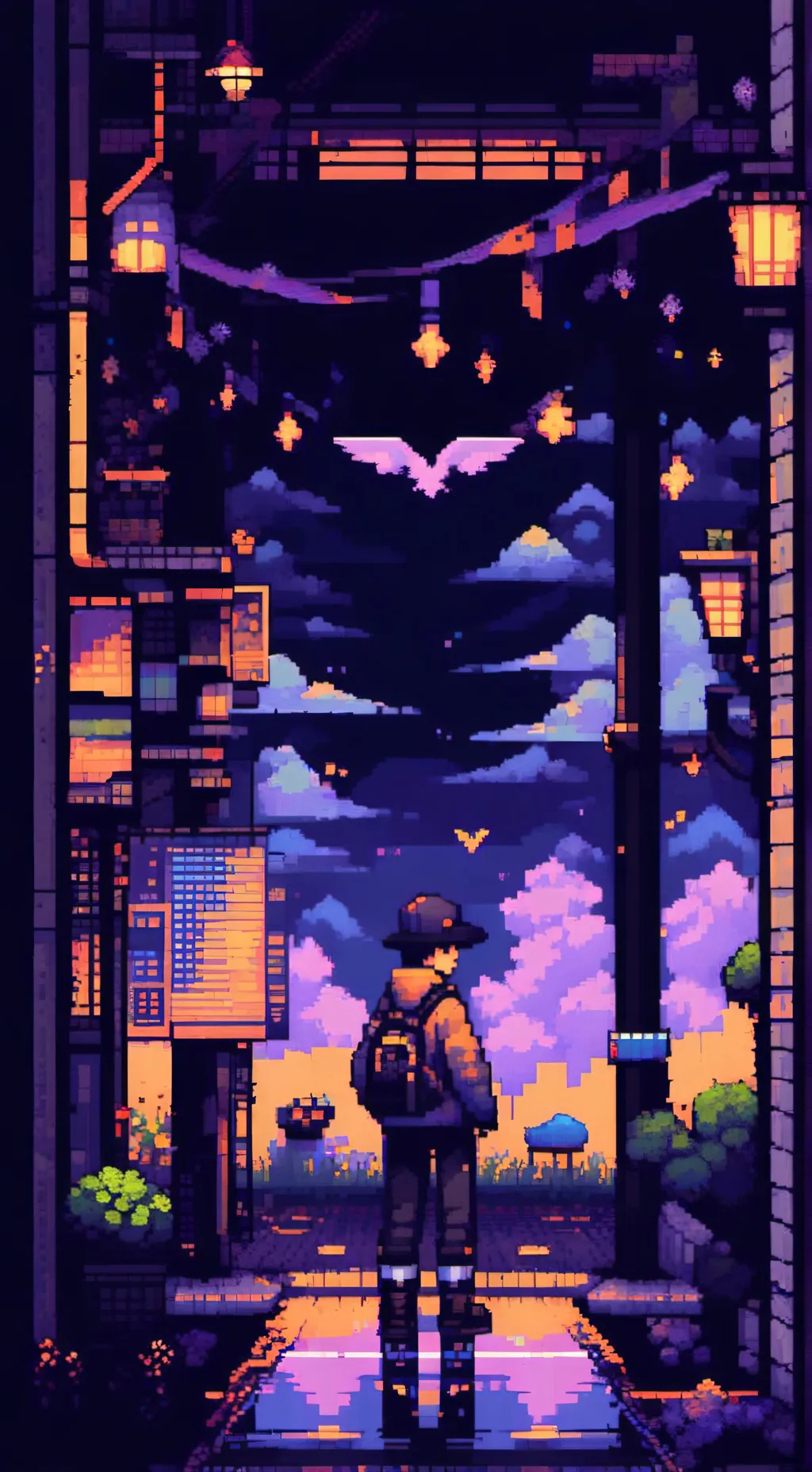 ai character: Shinobu  background