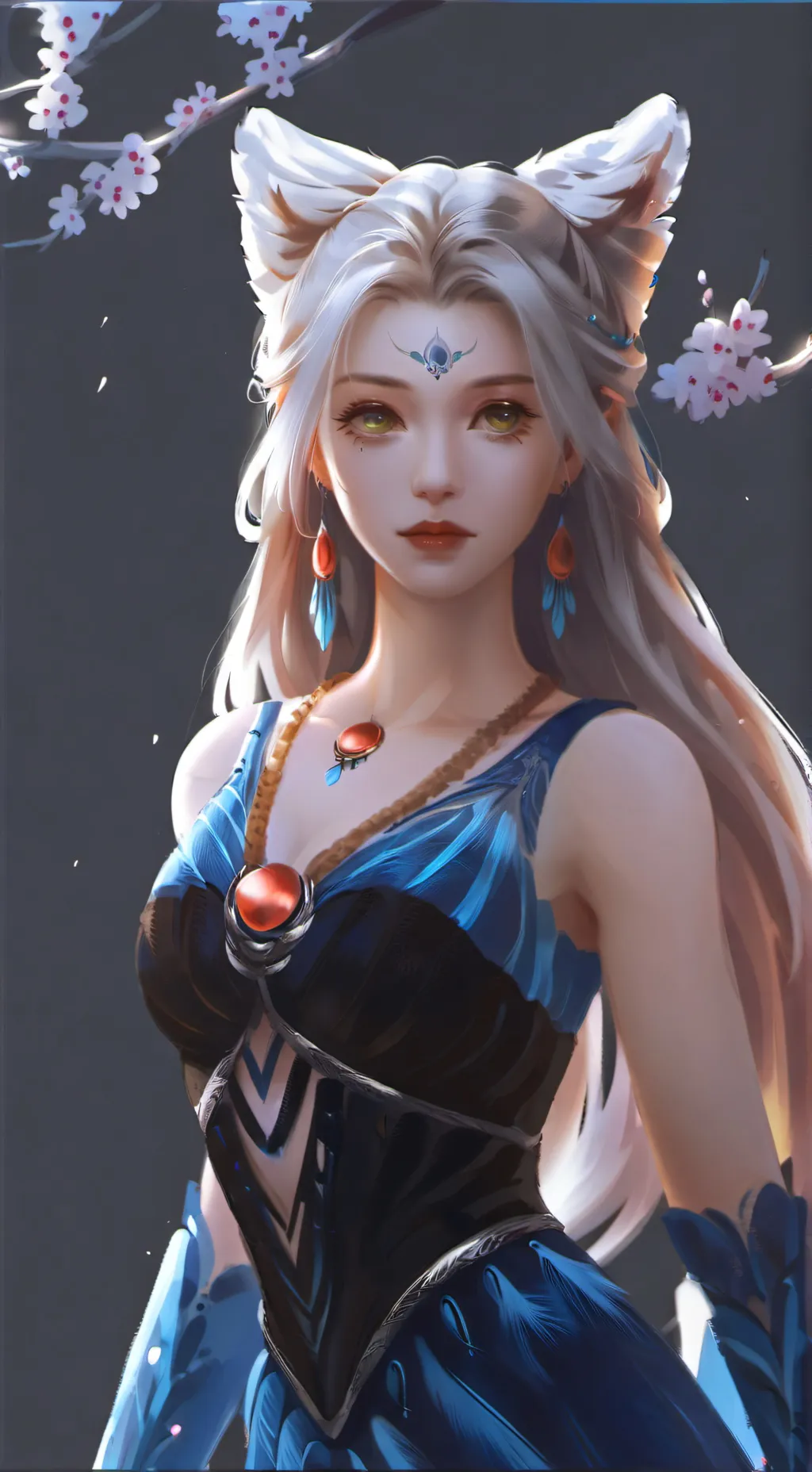 ai character: Luna background