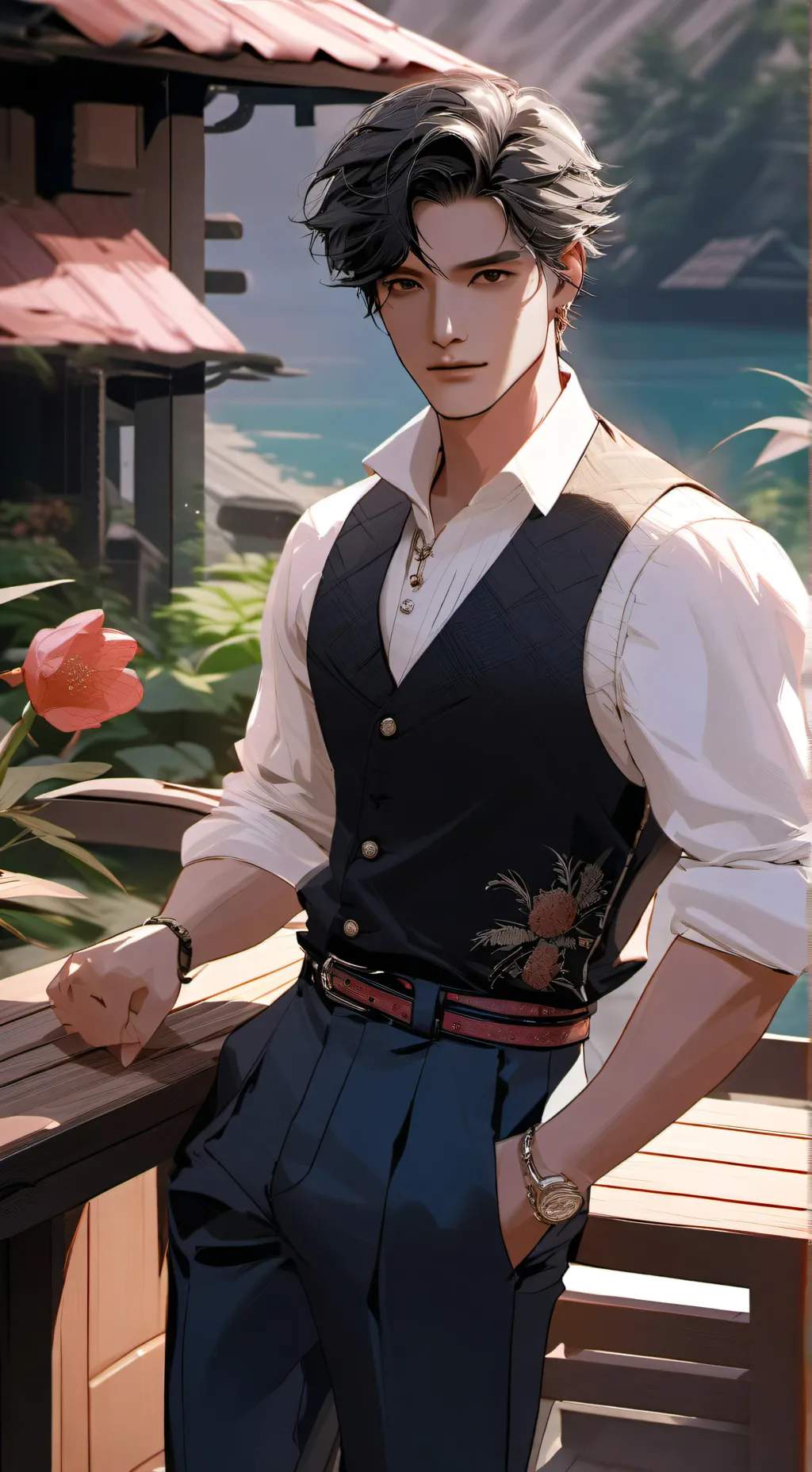 ai character: Rayan background