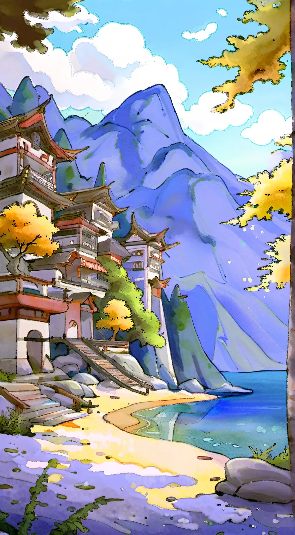 ai character: Nita, león y??? background