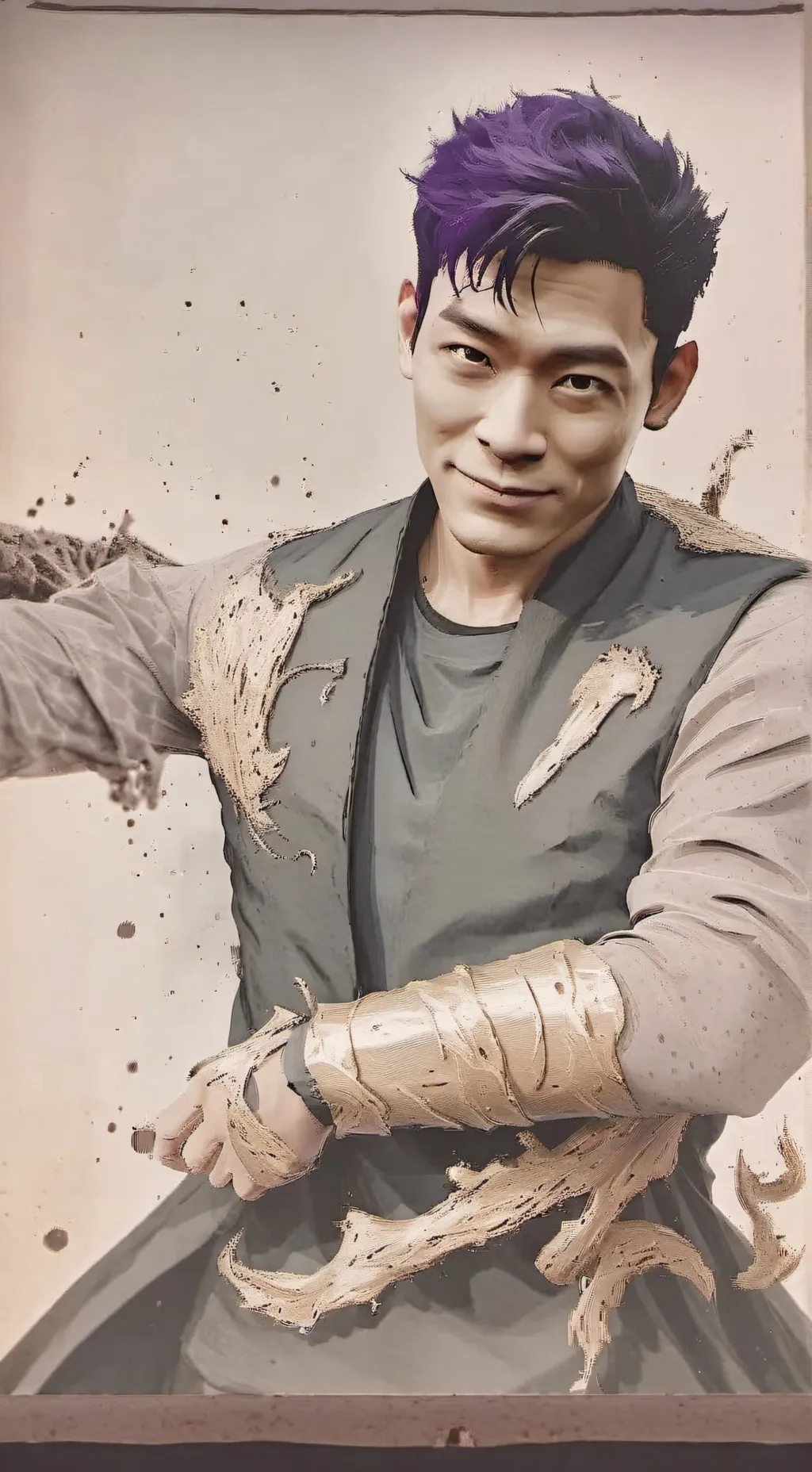 ai character: Thanos background