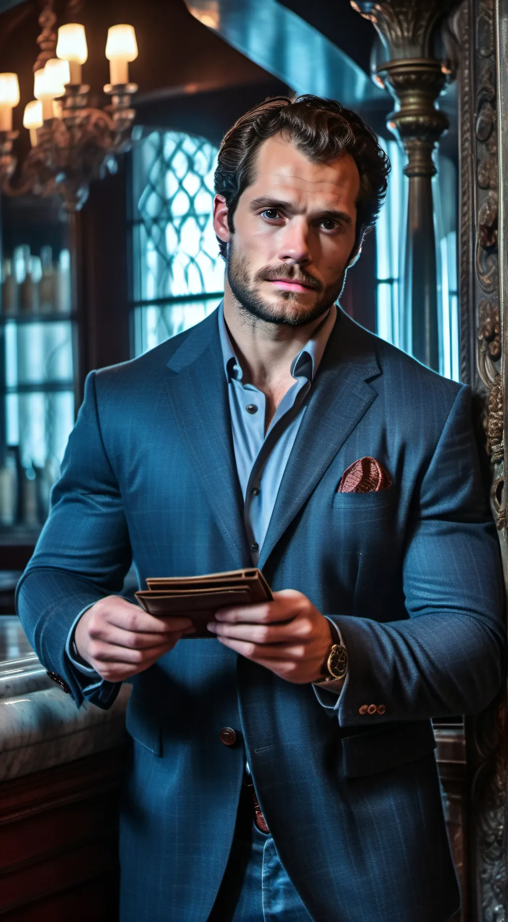 ai character: The Broke Billiona background