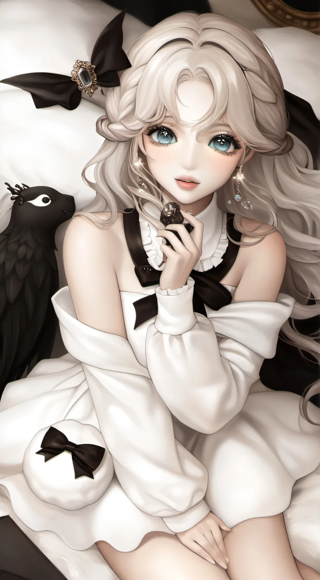 ai character: bad baby kitten background