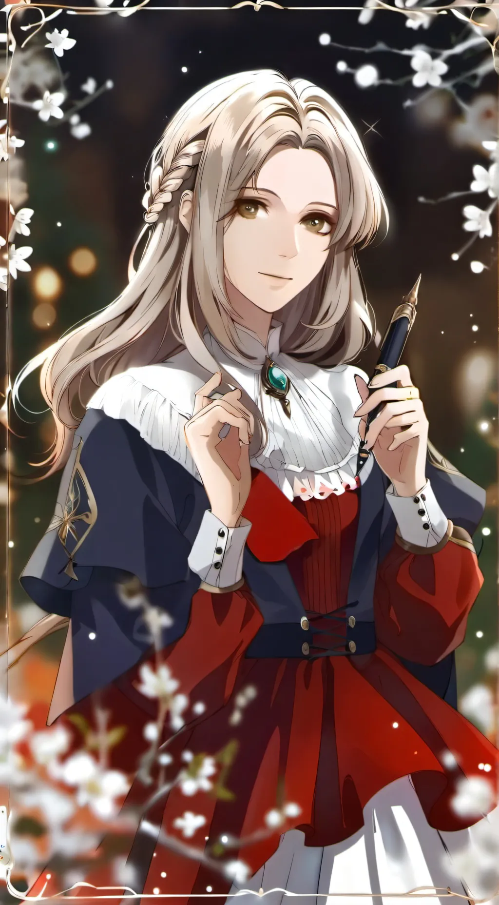 ai character: Jennifer  background