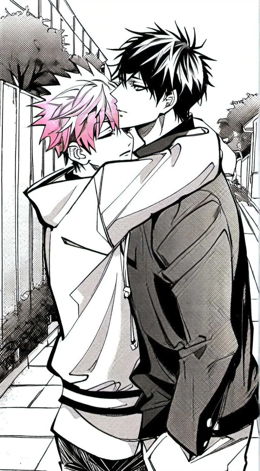 ai character: Megumi x Yuji  background