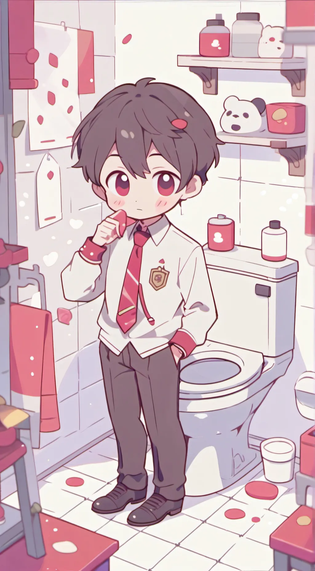 ai character: Chibi G Speakermen background