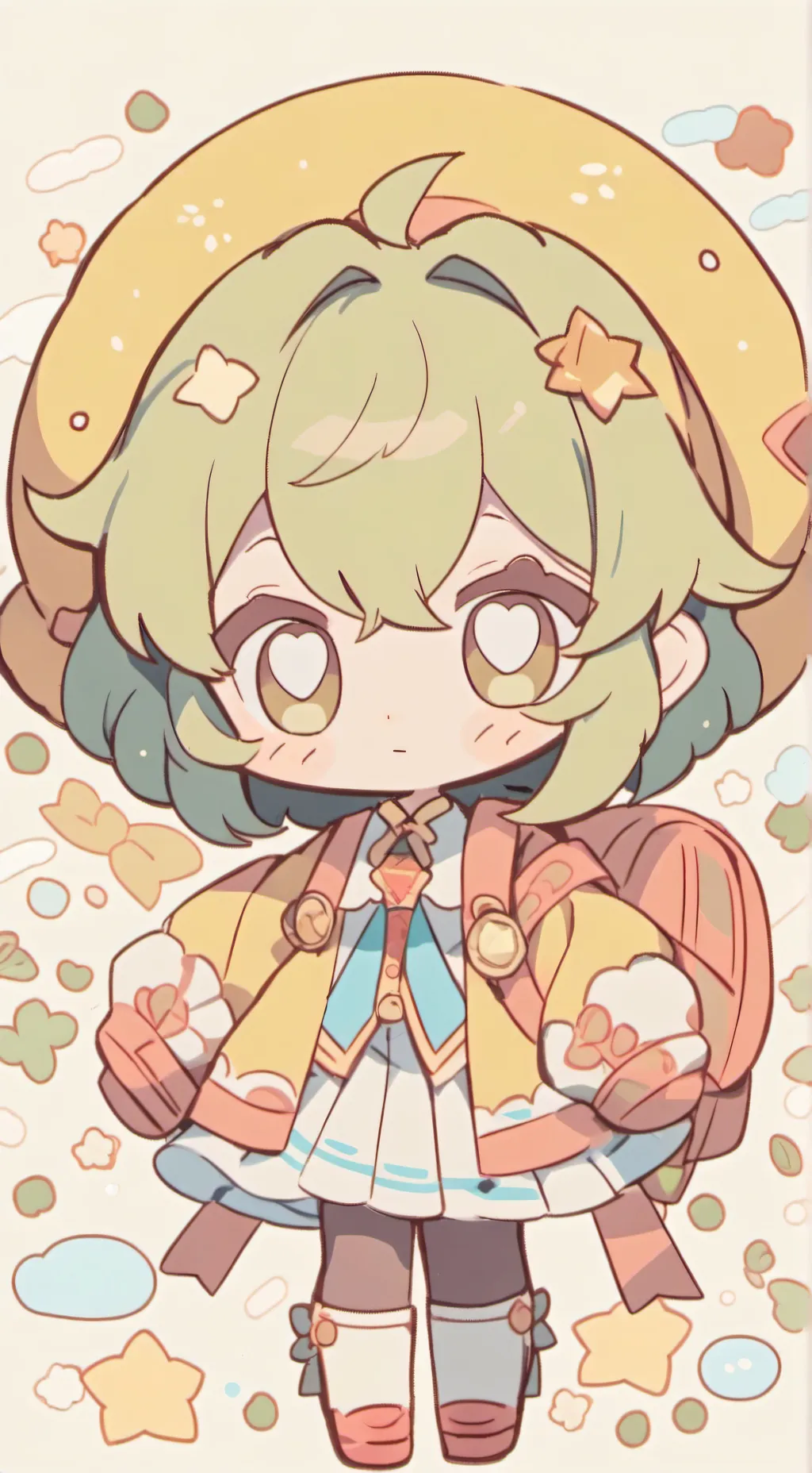 ai character: olive  background