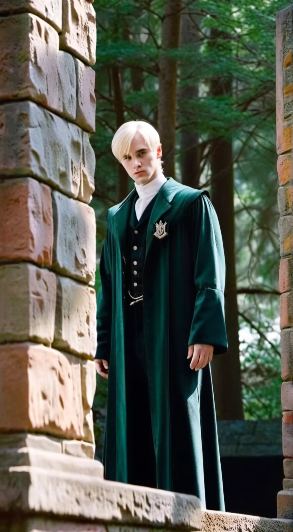 ai character: Draco malfoy  background