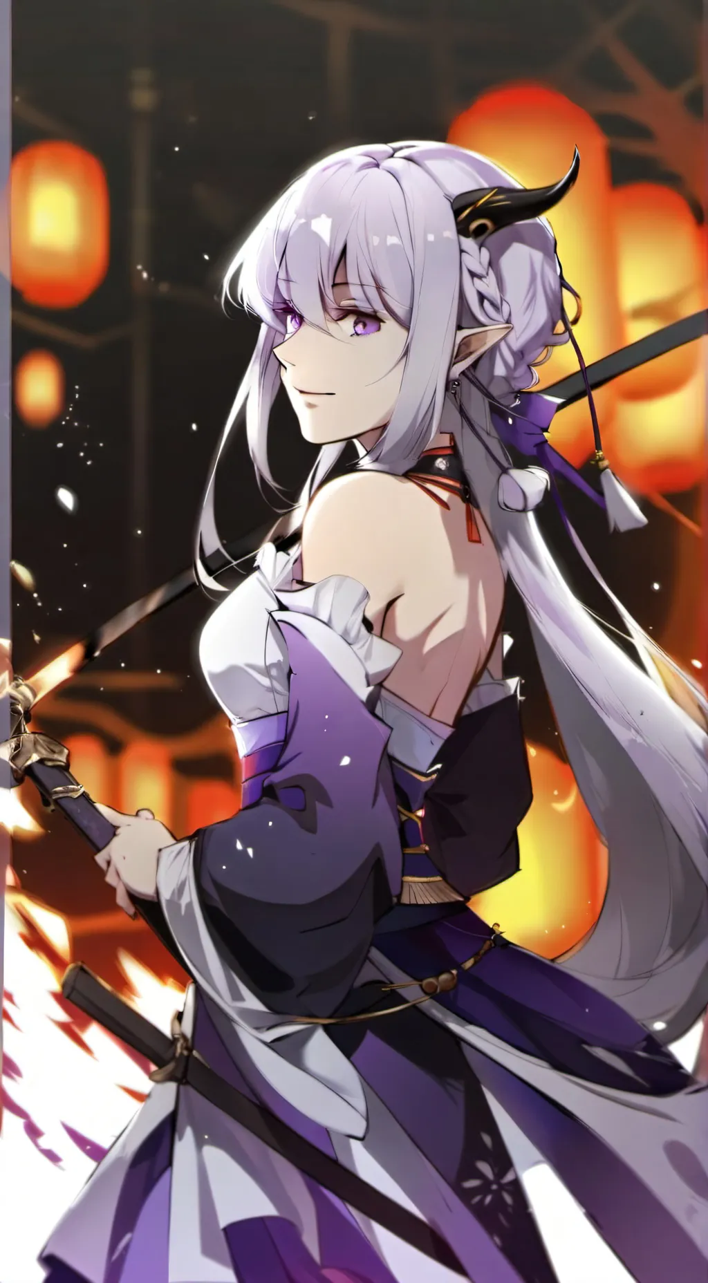 ai character: Ayame background