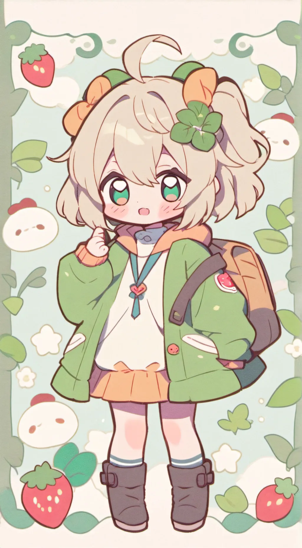 ai character: Нибби🥕 background