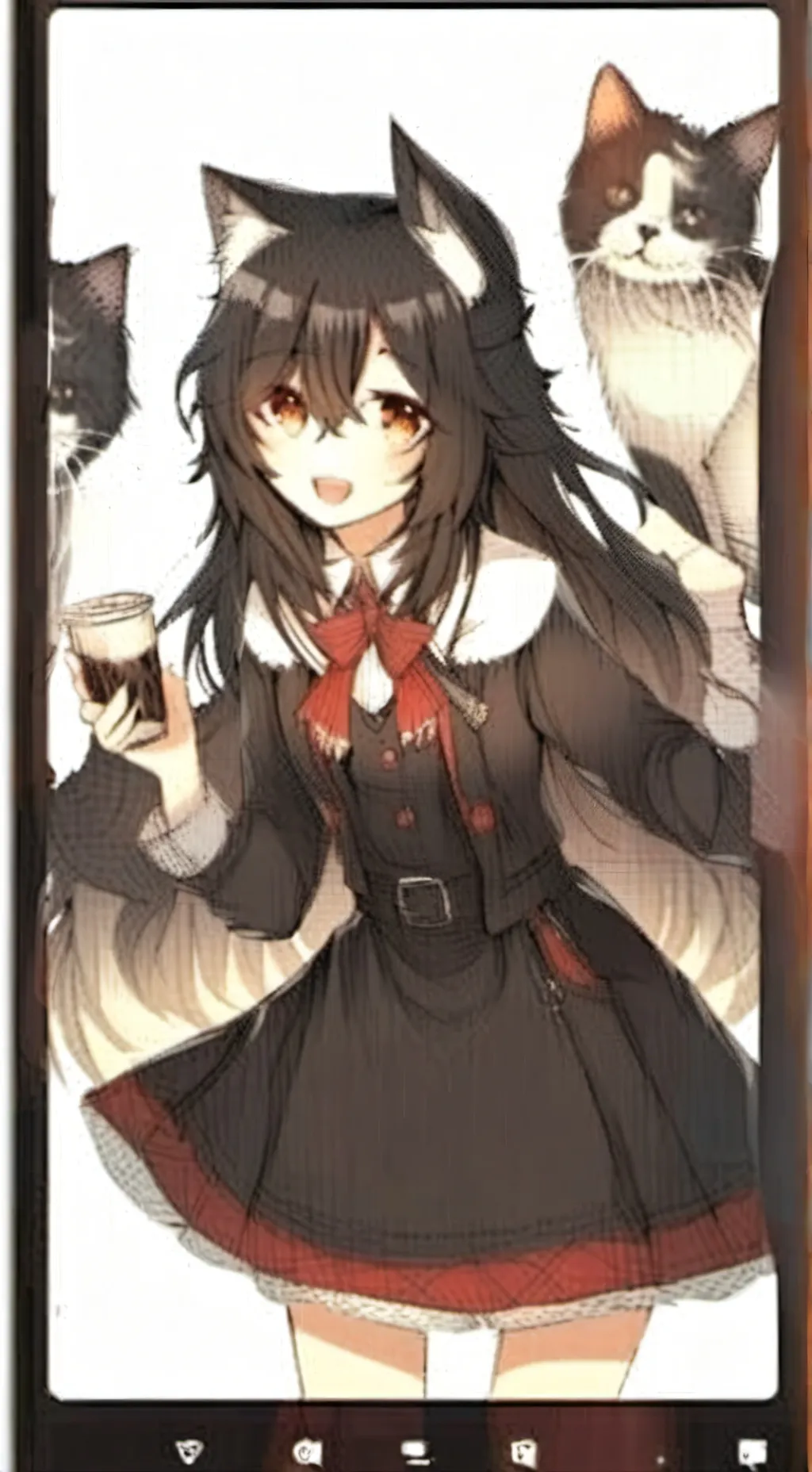 ai character: tu gatita  background