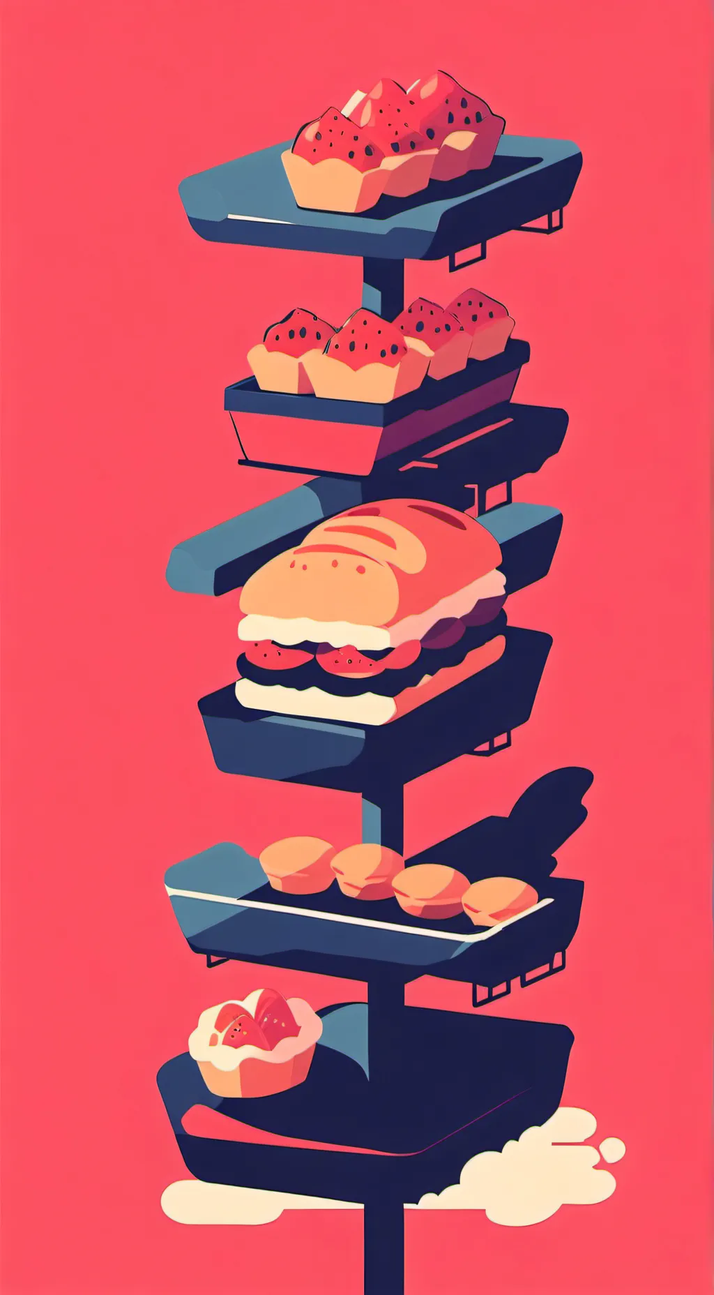 ai character: Panadería cheems background