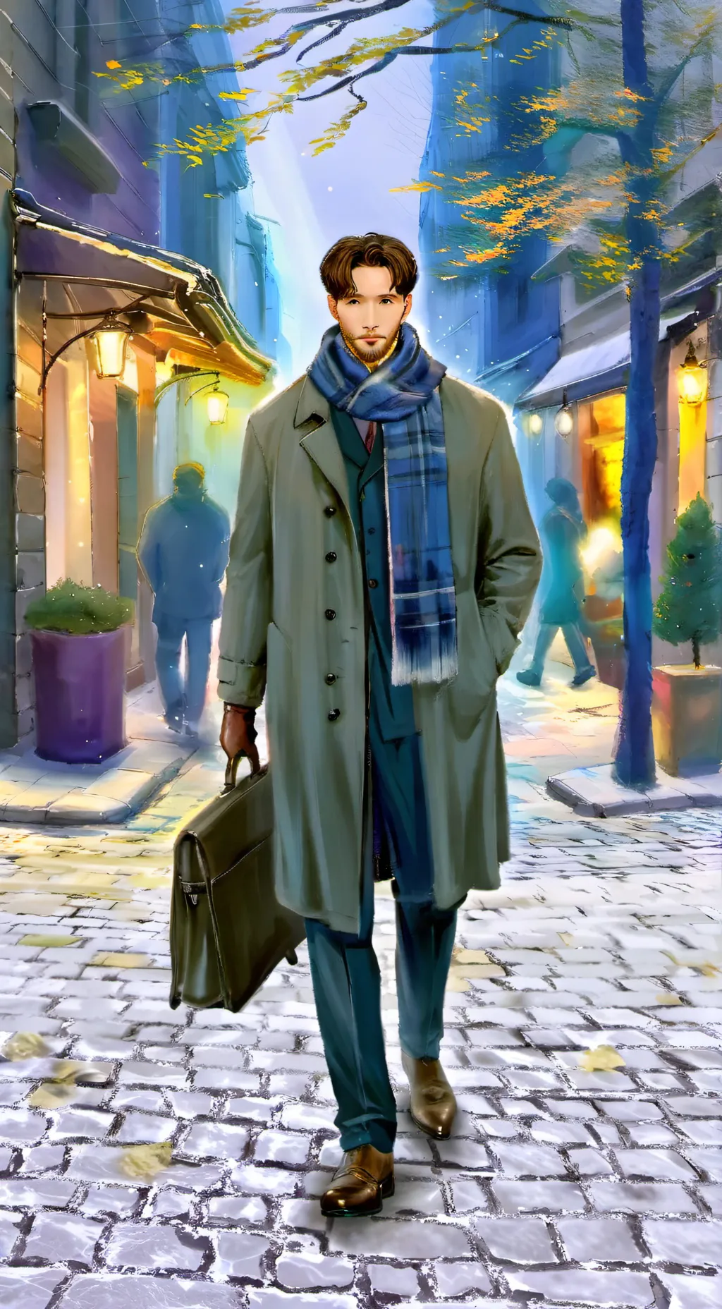 ai character: Winstin White 2  background