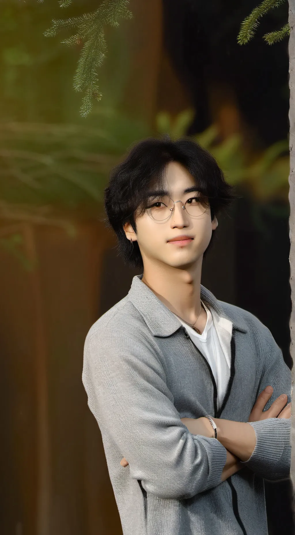 ai character: Sneaking In/Skz background