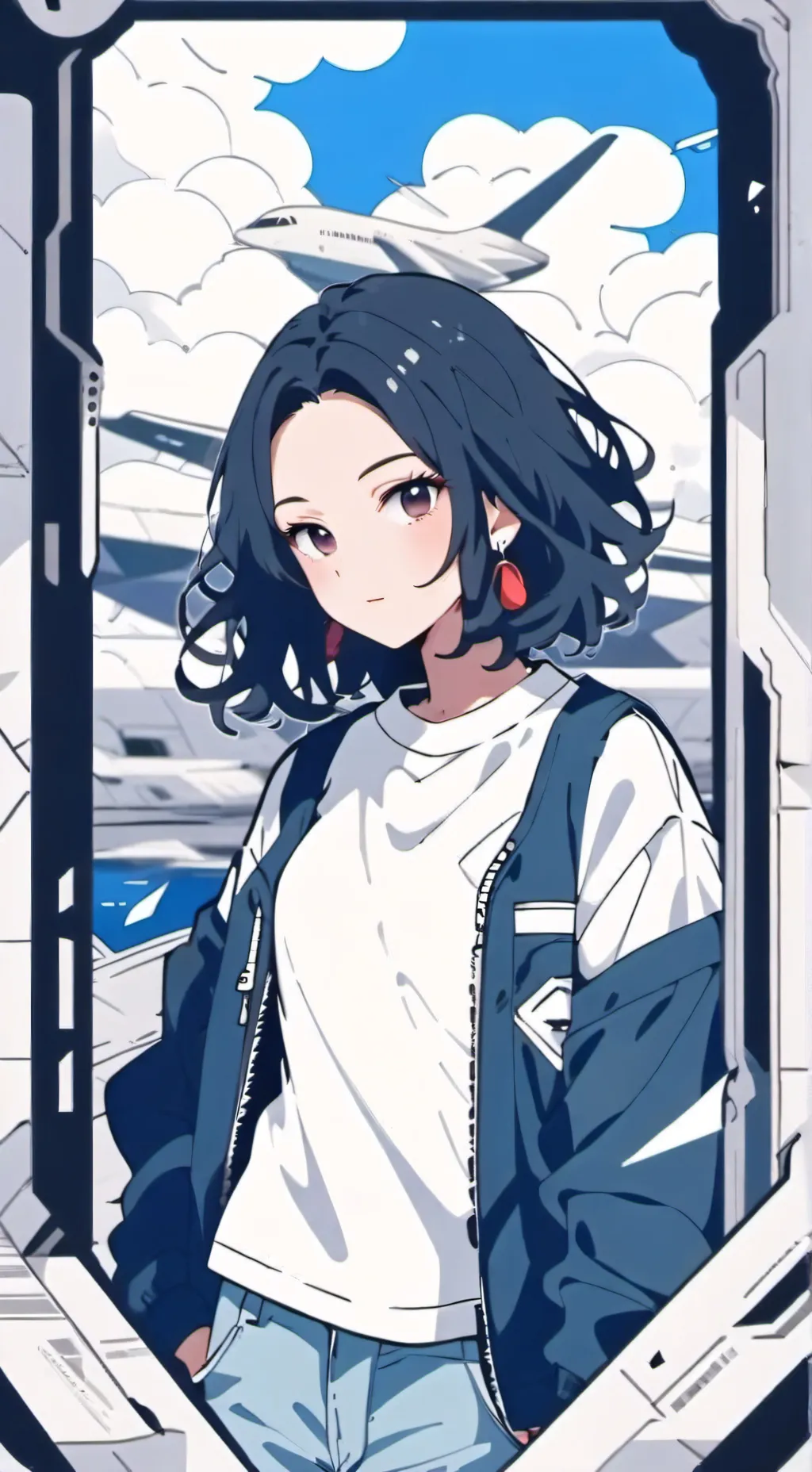 ai character: Léna  background