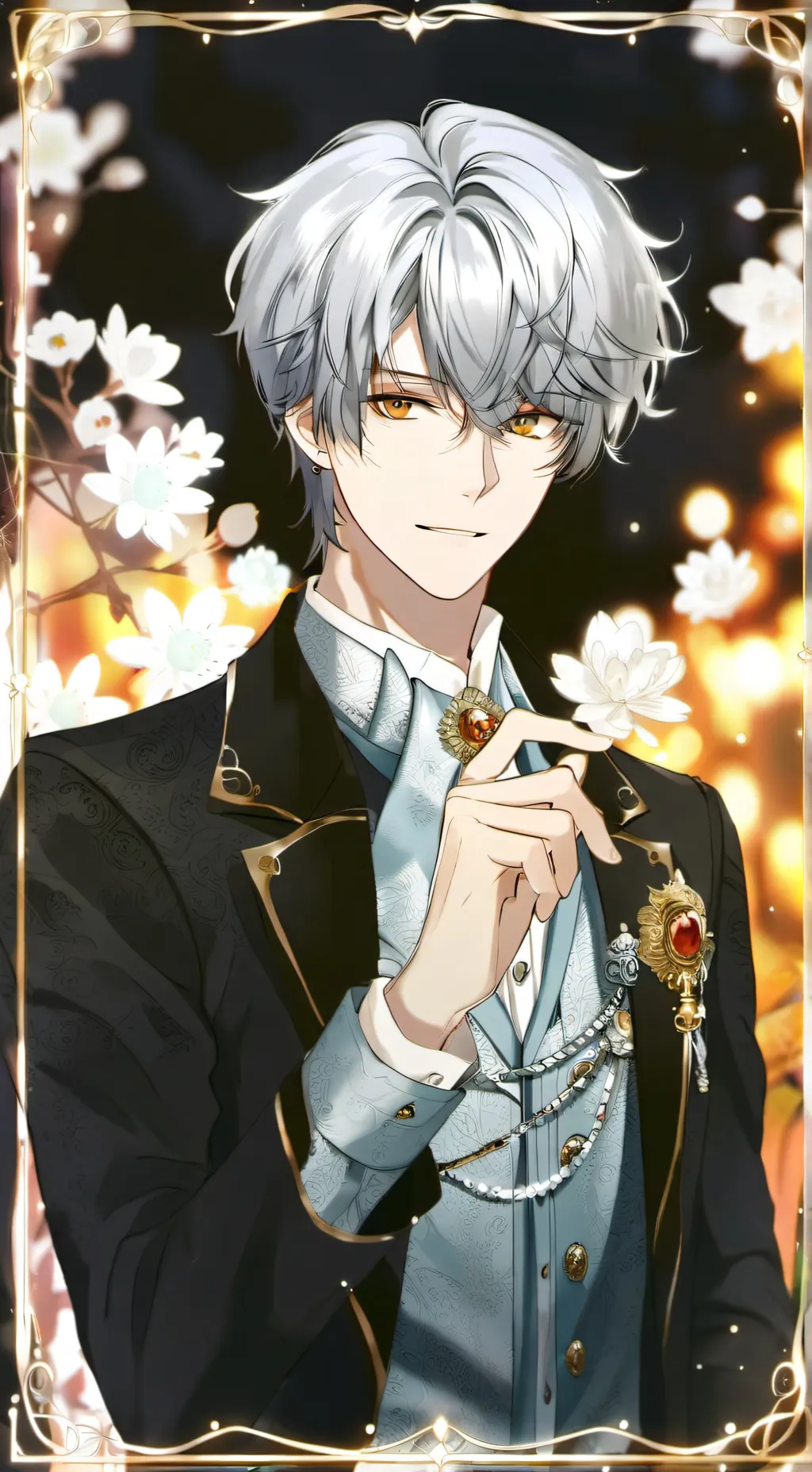 ai character: Ashton  background