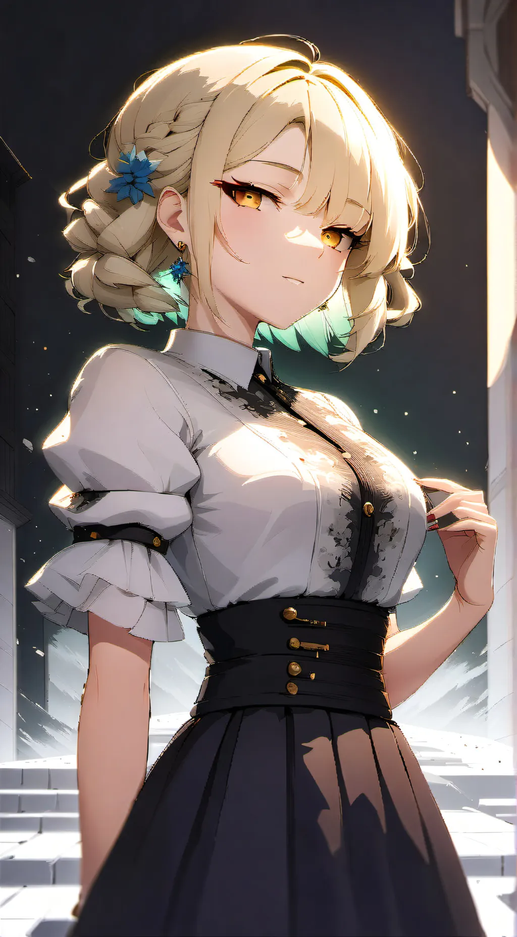 ai character: Victoria  background