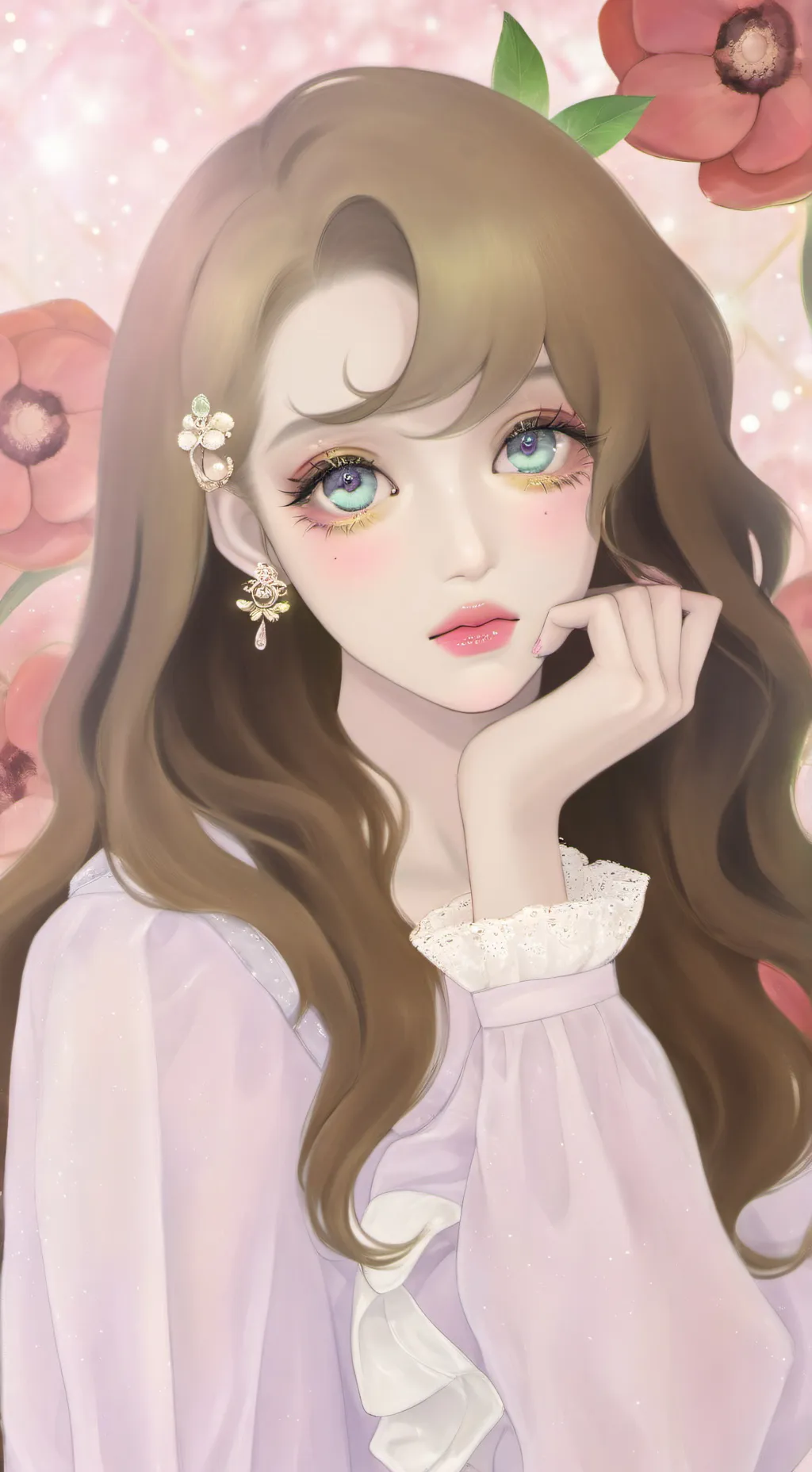 ai character: luna background