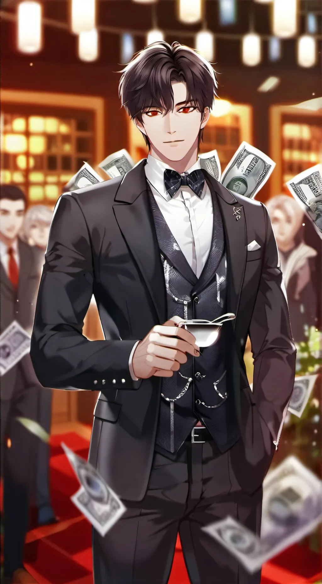 ai character: Steve  background