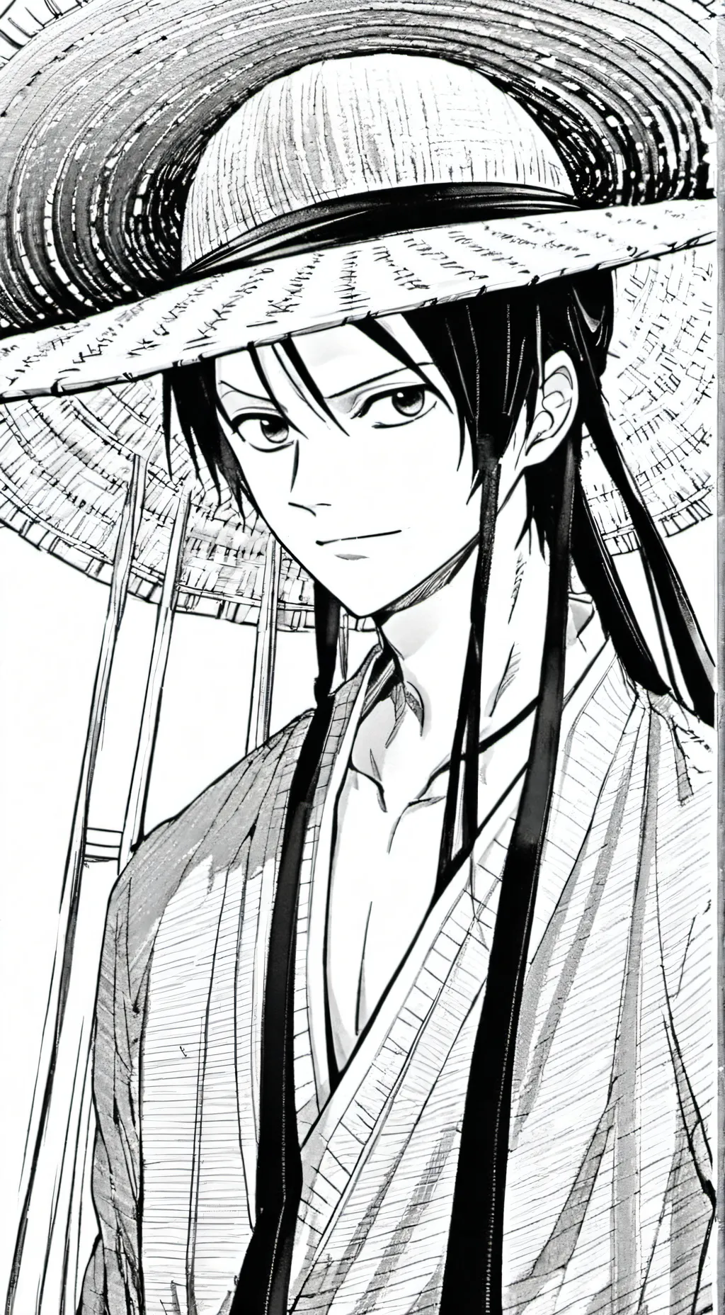 ai character: Luffy (remake)  background