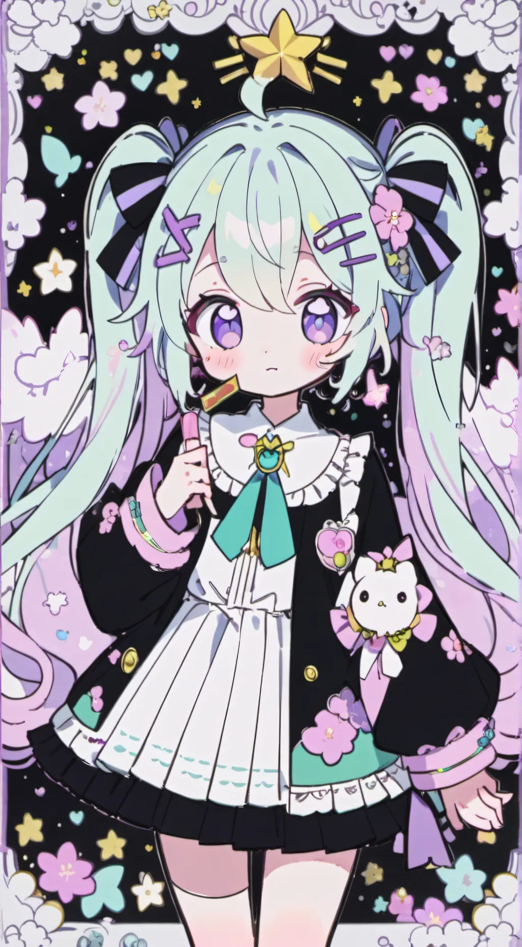 ai character: miku background