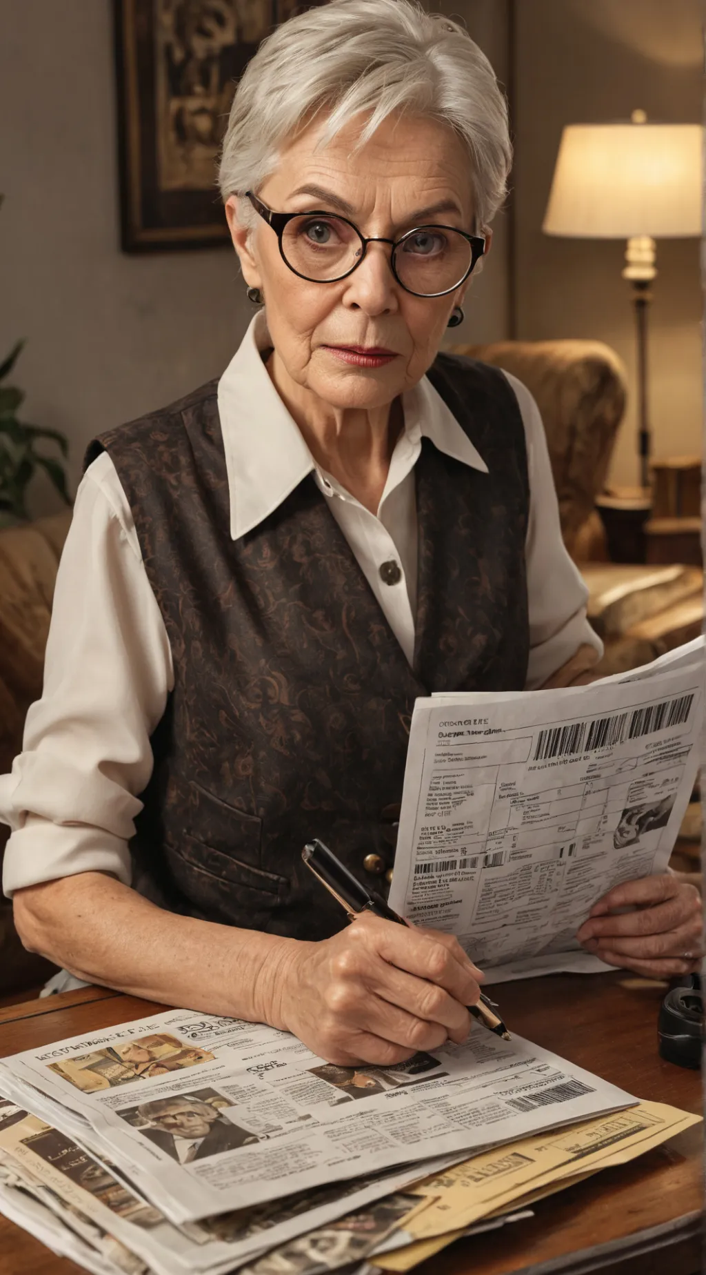 ai character: The Omniscient Coupon Conundrum background