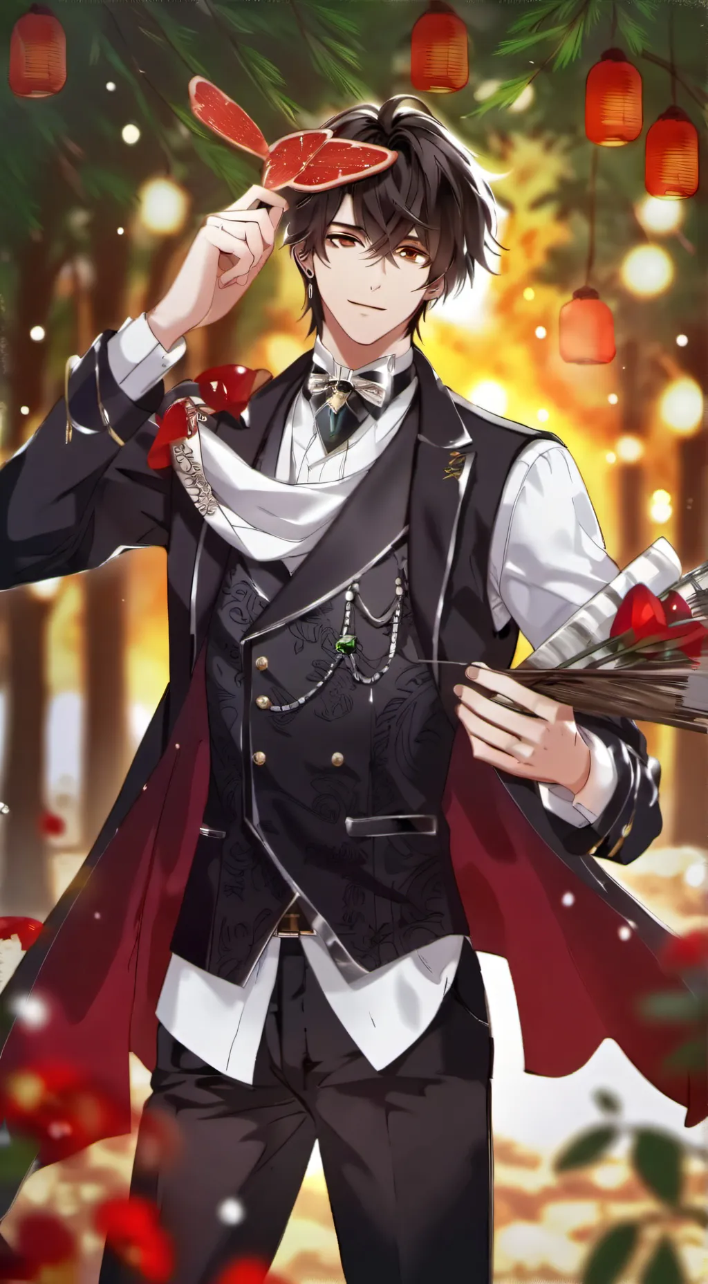 ai character: hyunjin 🔥🫦🤤 background