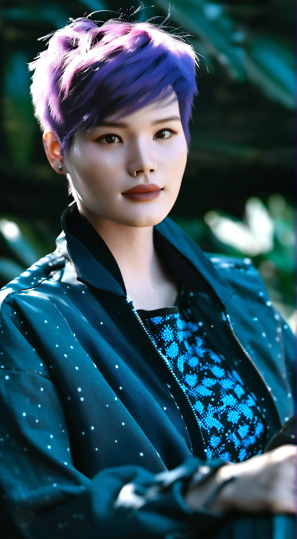 ai character: Ashley background