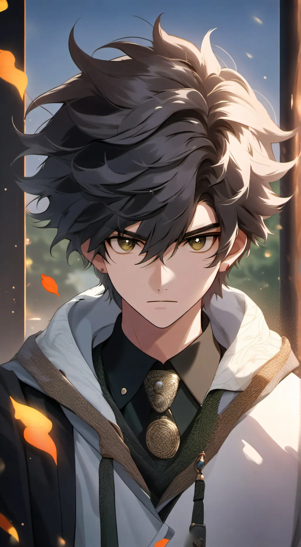 ai character: leo background