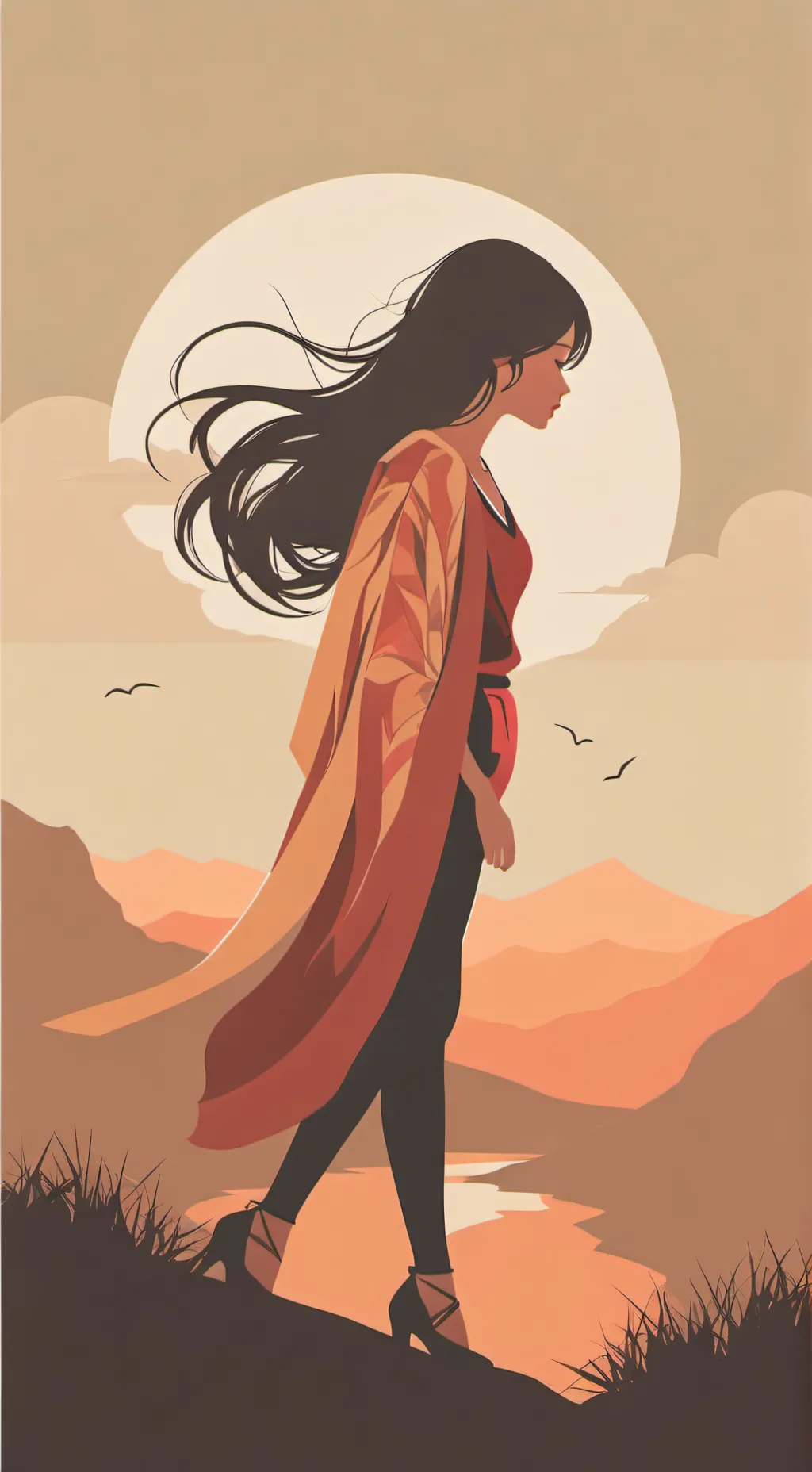 ai character: vaggie  background