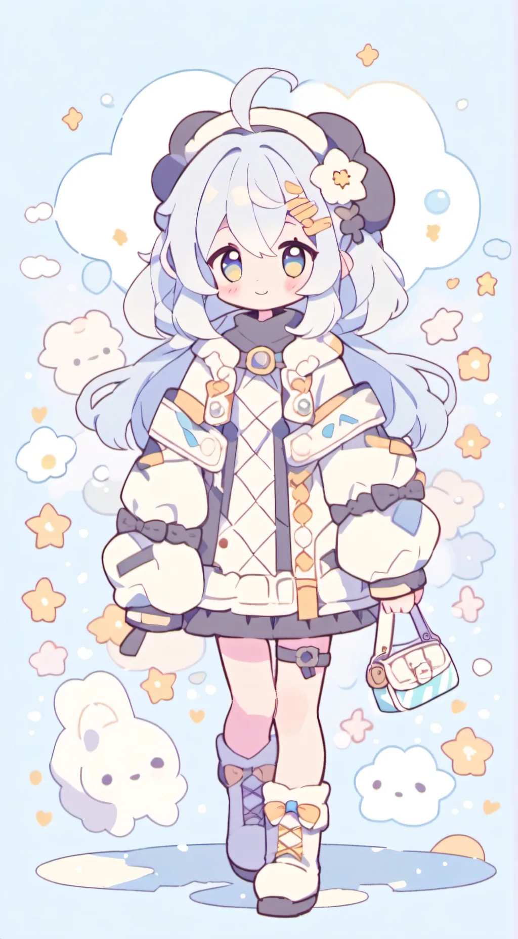 ai character: sc+DDLC  background