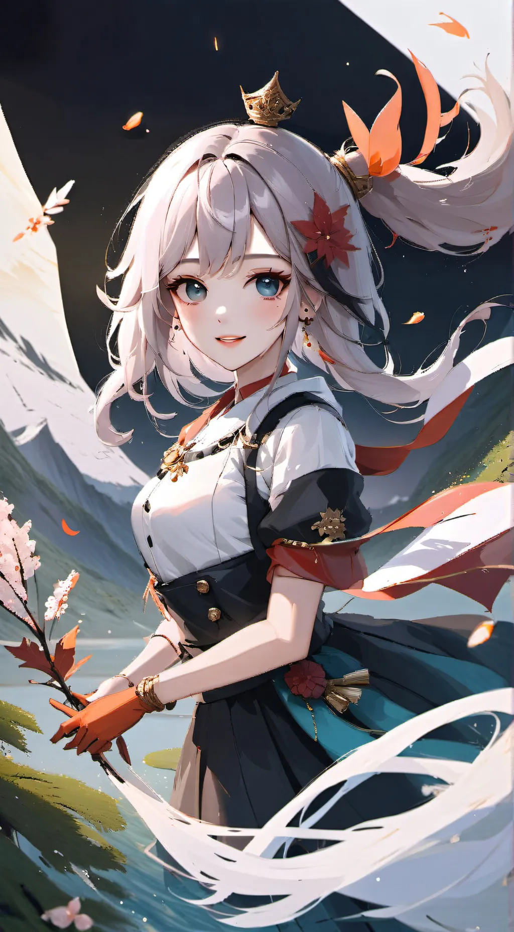 ai character: Emanuela  background