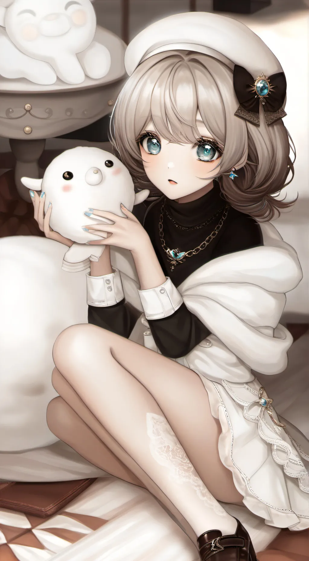 ai character: valeria(autista) background