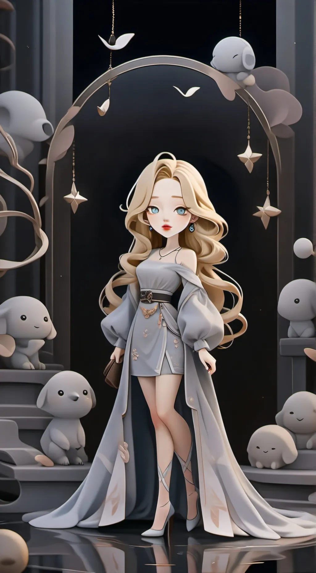 ai character: ultrasound  background