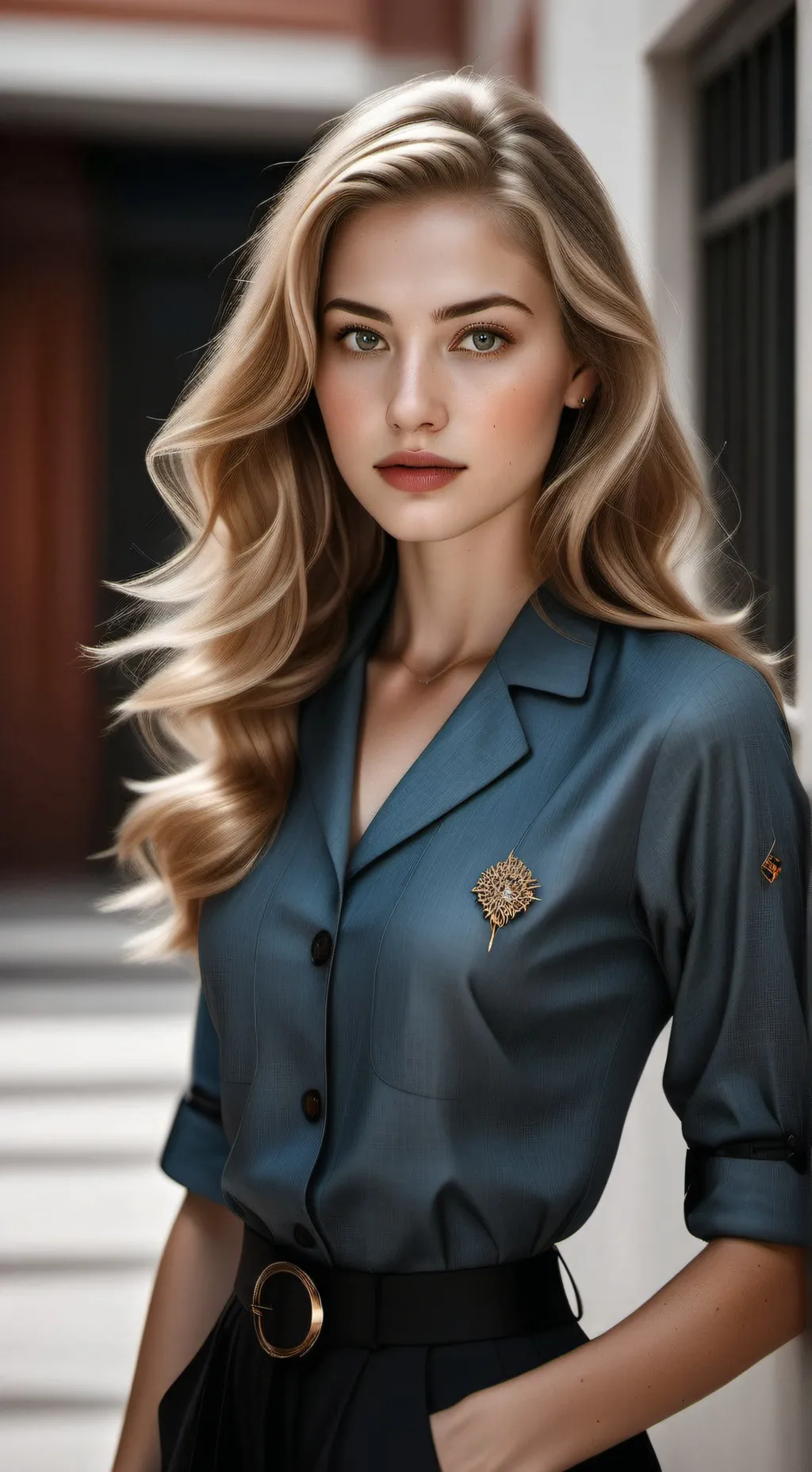 ai character: Samantha  Walther  background