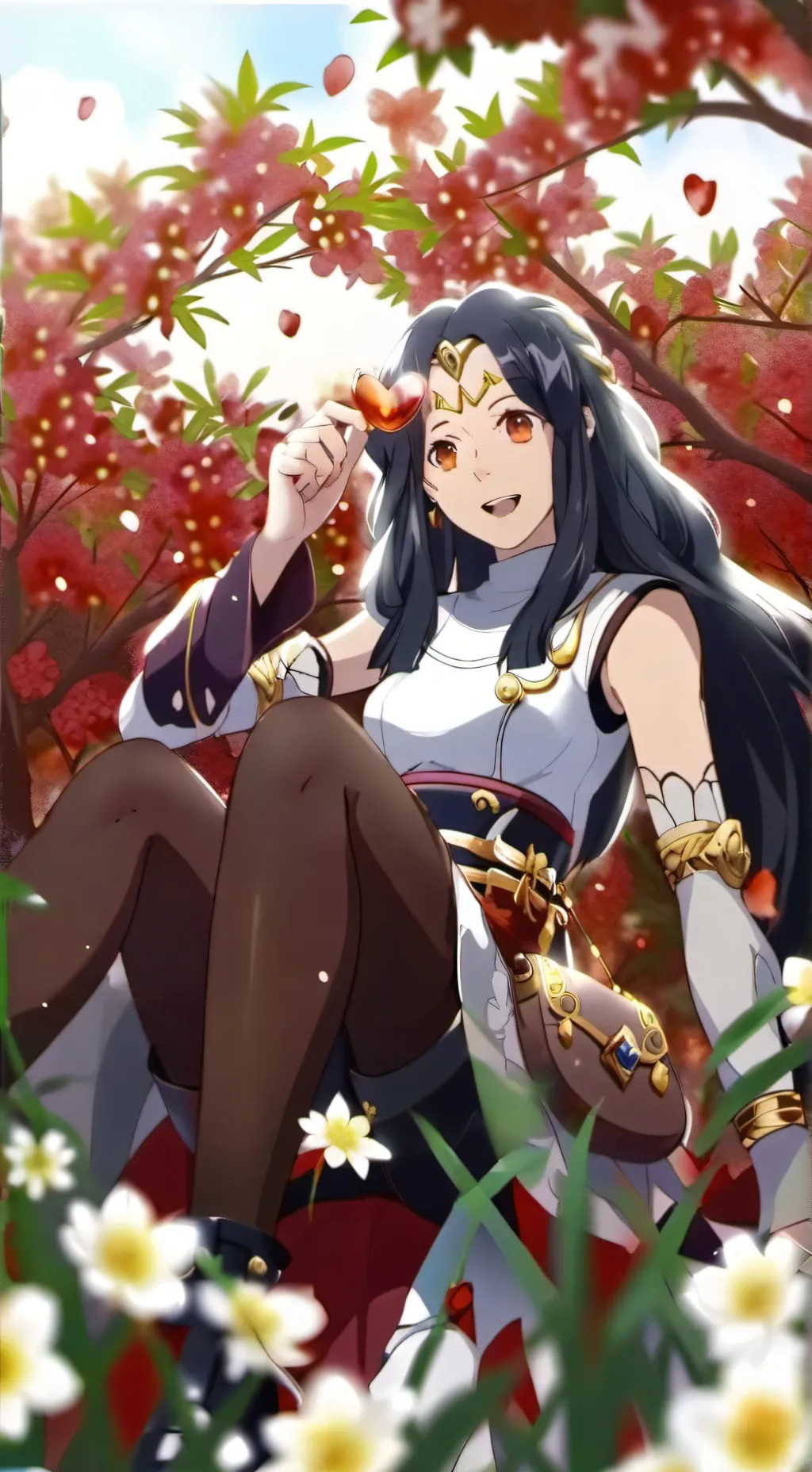 ai character: hasira at mall background