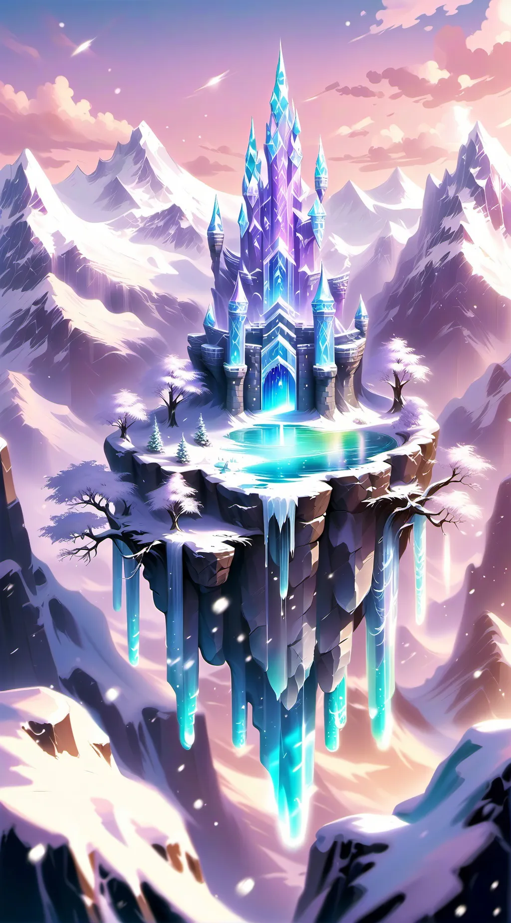 ai character: Uppermoons Winter2 background