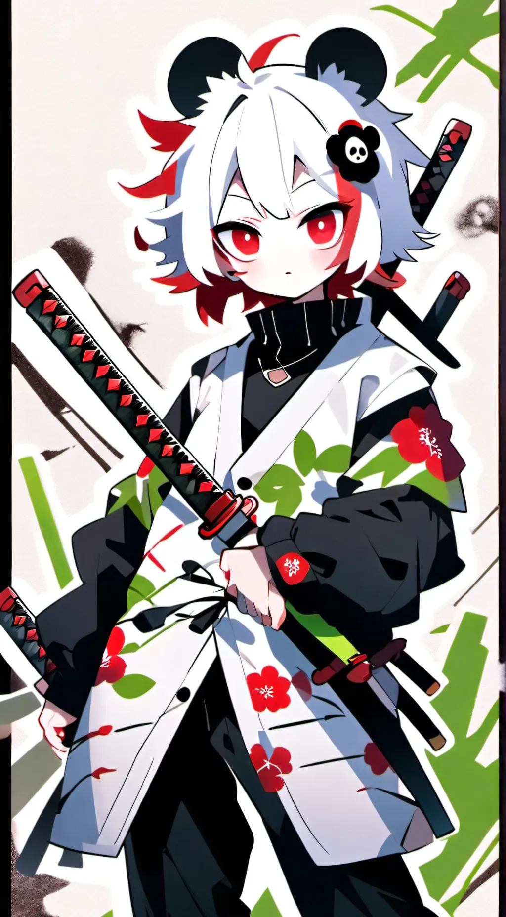 ai character: Kimeki-san background