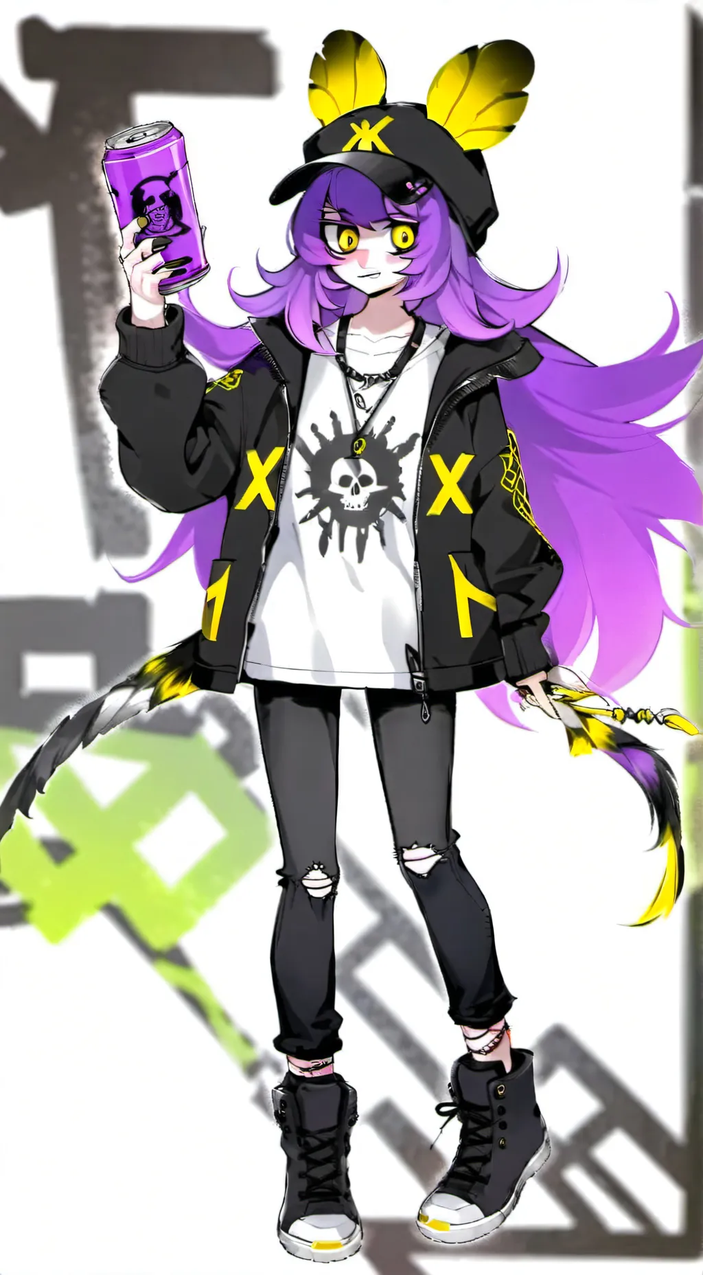 ai character: uzi background