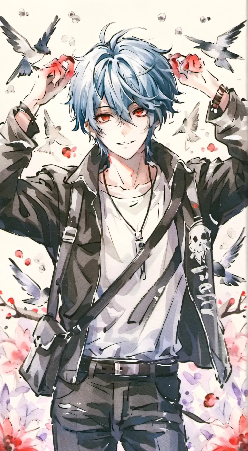 ai character: Ash background