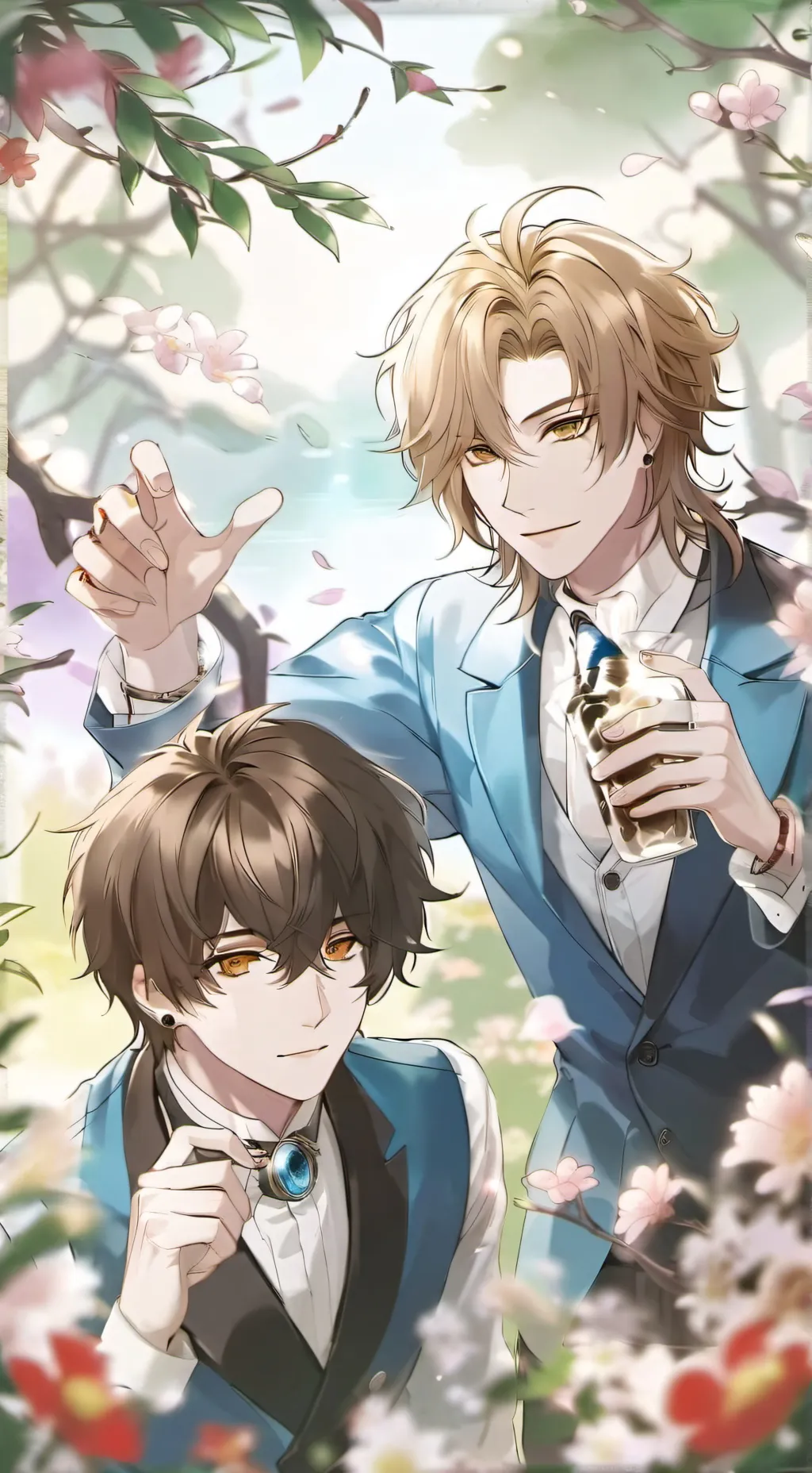 ai character: Nathan and Rin background