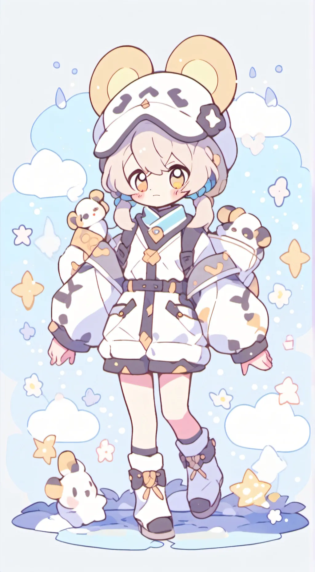 ai character: Mha watch wicked background