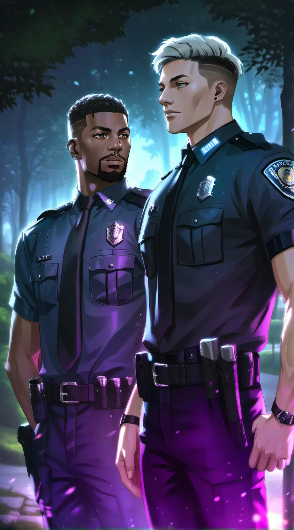 ai character: Nathan and Mark background