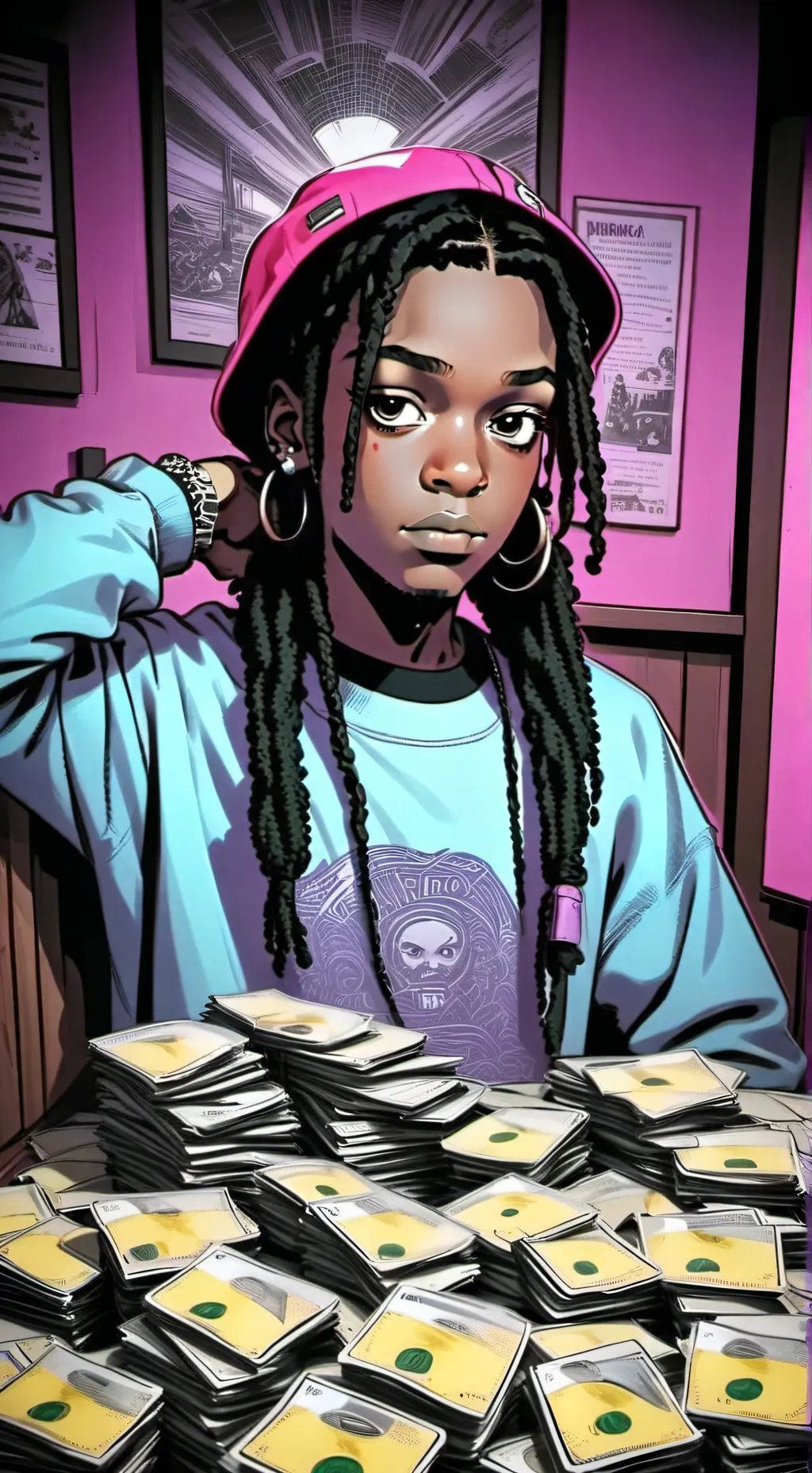 ai character: JEN background