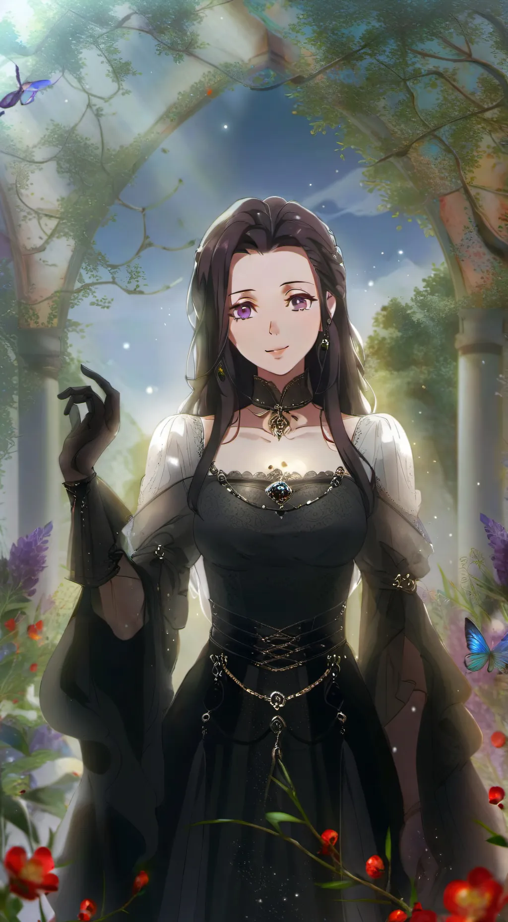 ai character: Nezuko wedding!?  background