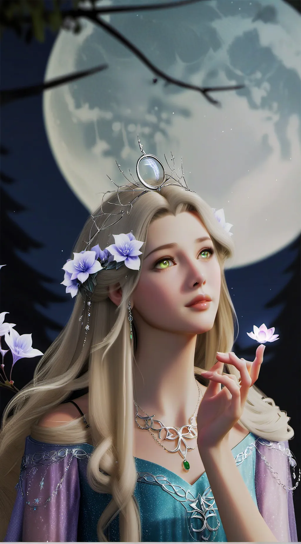 ai character: Lila background