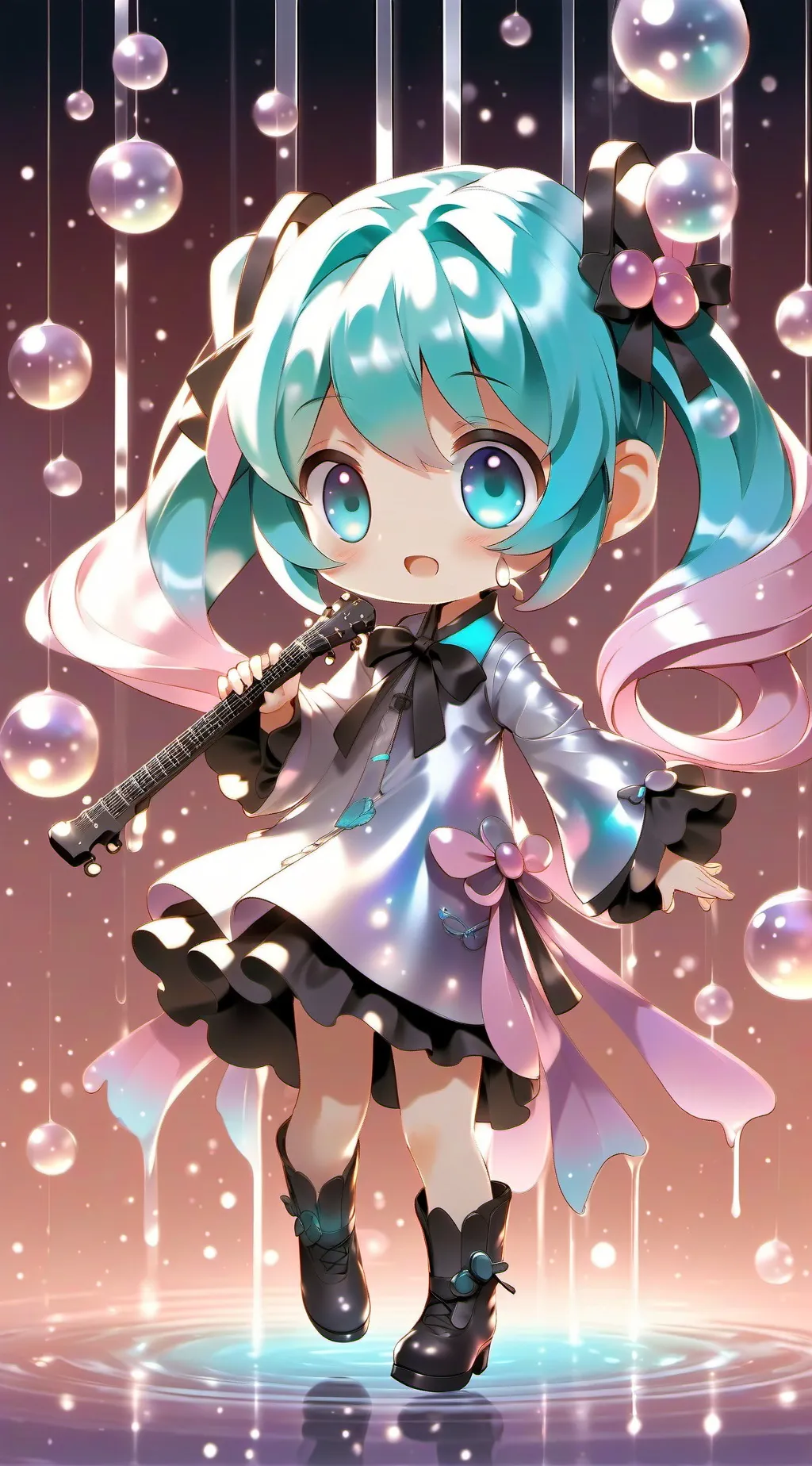 ai character: Miku*kids* background