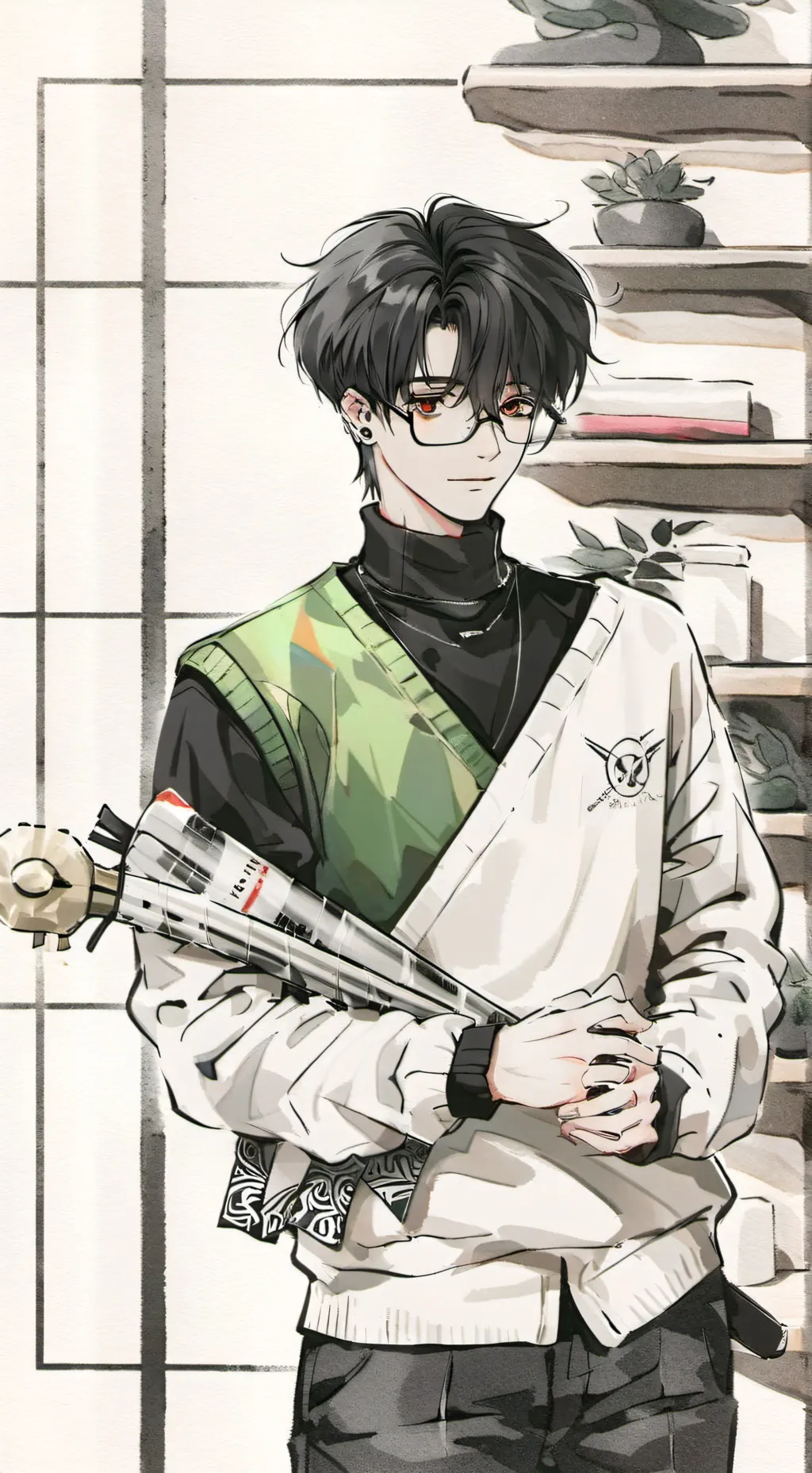 ai character: Angel mejor amigo  background