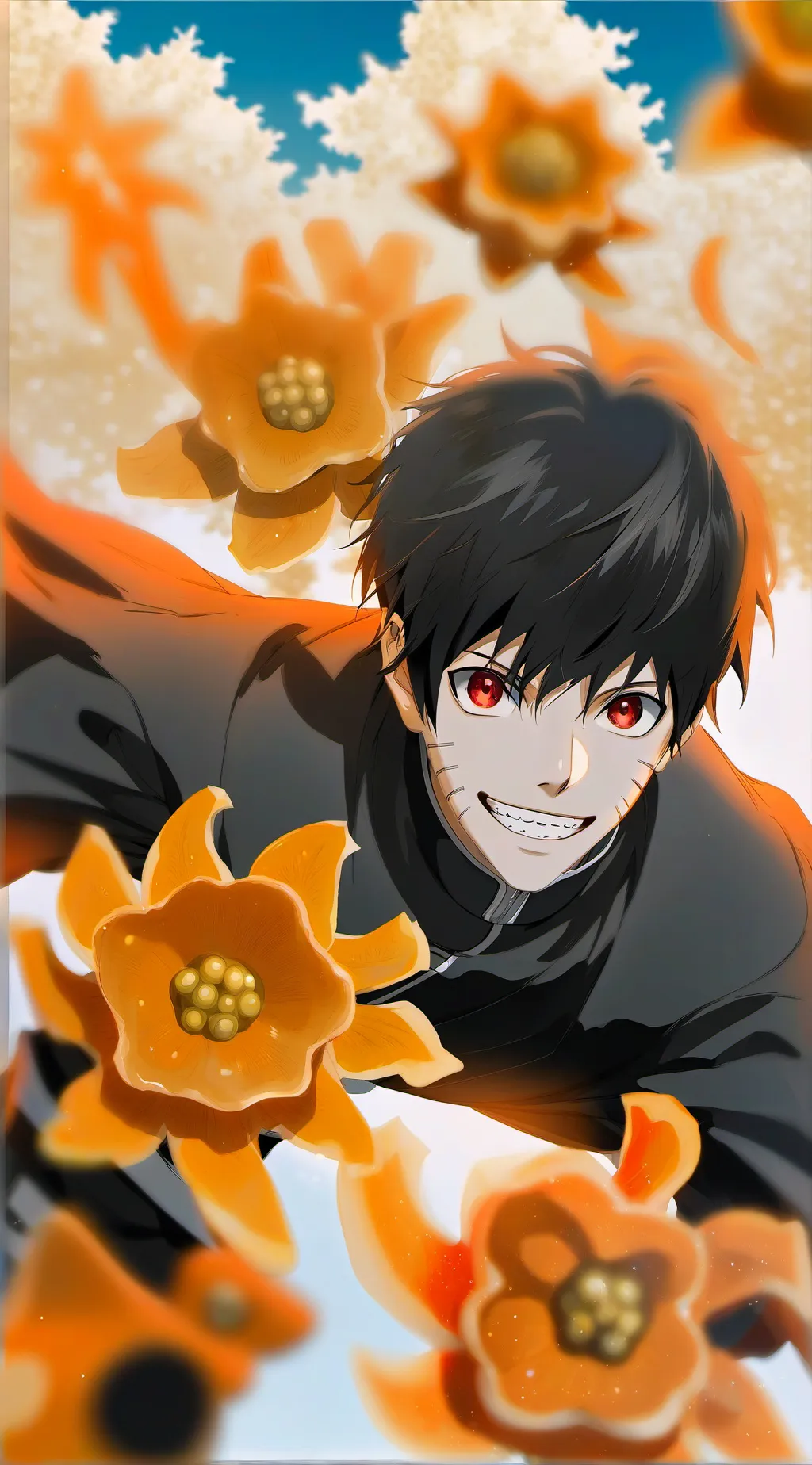 ai character: Menma background